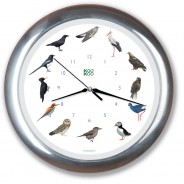 Vogelstimmenuhr – Vögel Mitteleuropas – Alurahmen